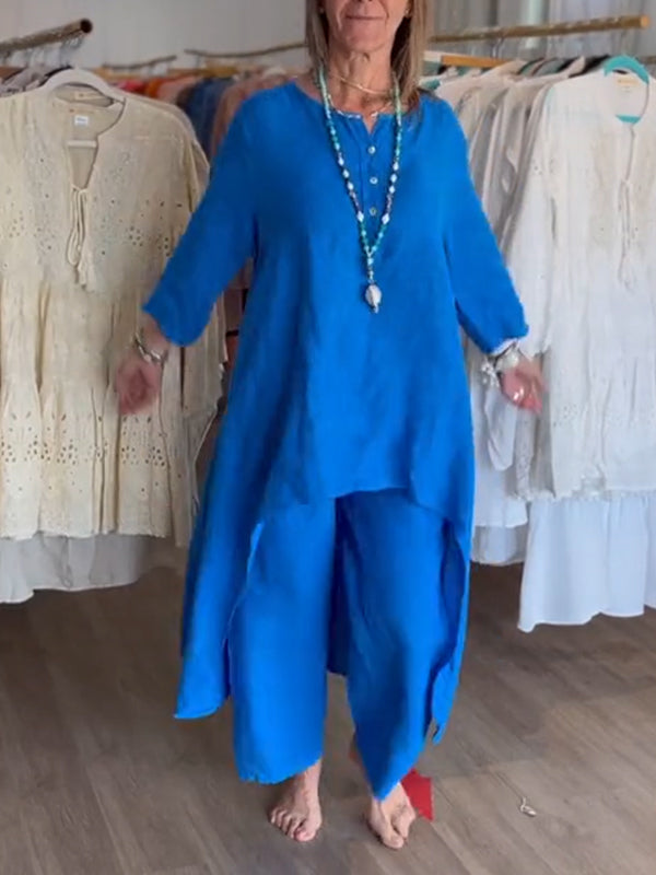Casual Linen Suit for Women