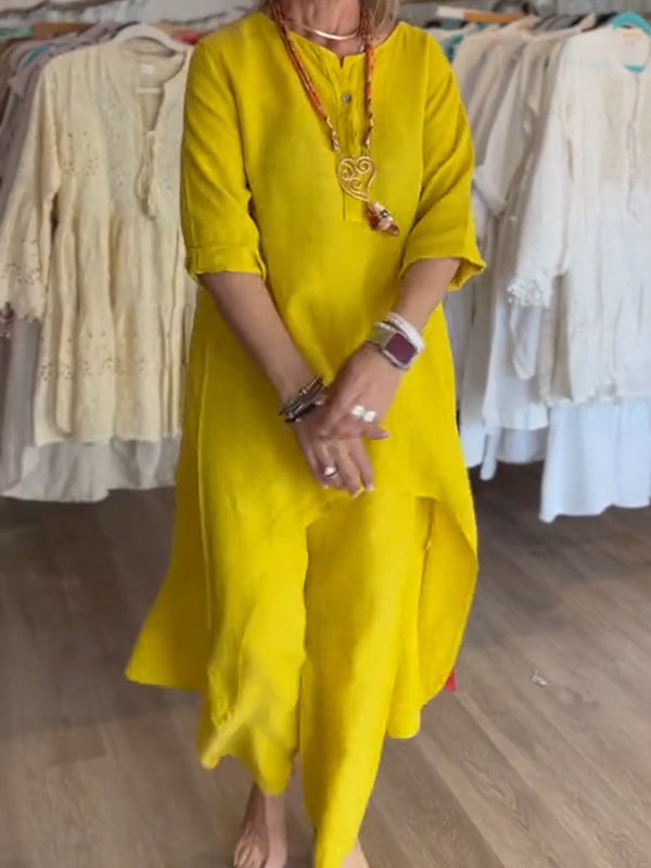 Casual Linen Suit for Women