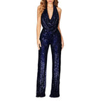 Elegant Women's Glitter Jumpsuit