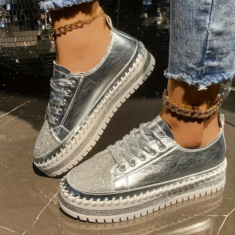 Comfortable Orthopedic Sequin Sneakers