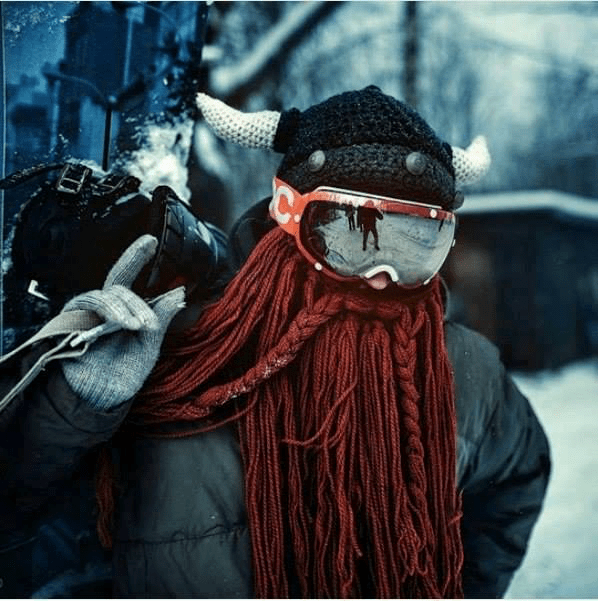 The Legendary Barbarian Beard Beanie