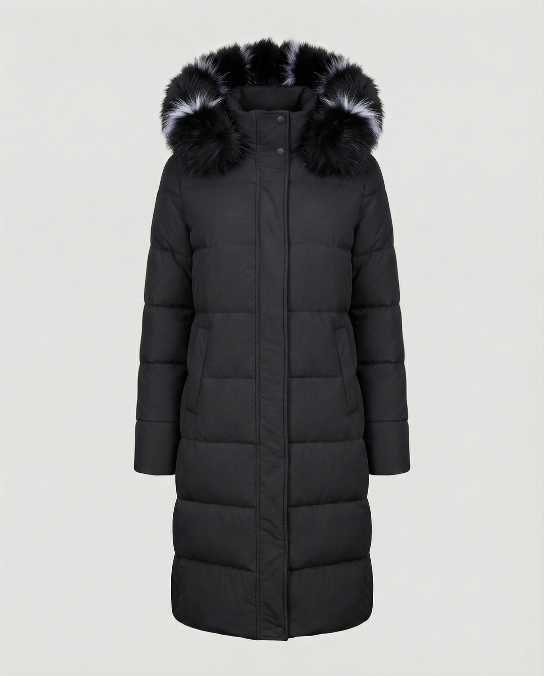 Padded women's down jacket
