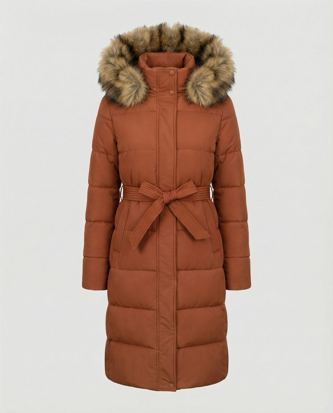 Padded women's down jacket