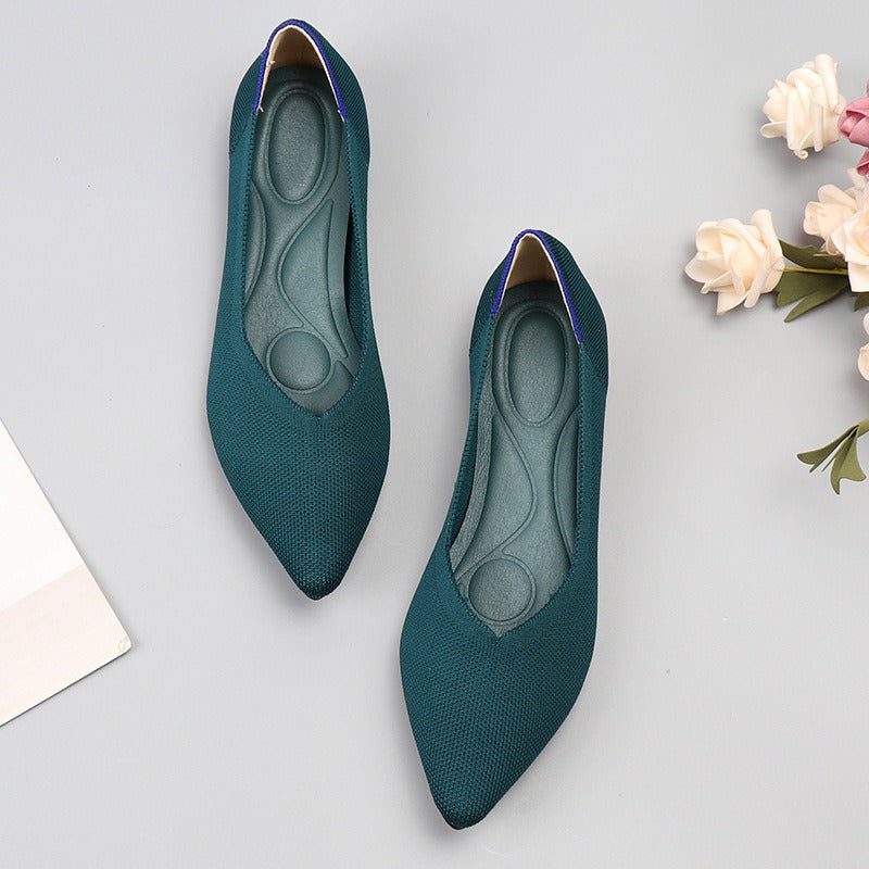 Beige Ballet Flats