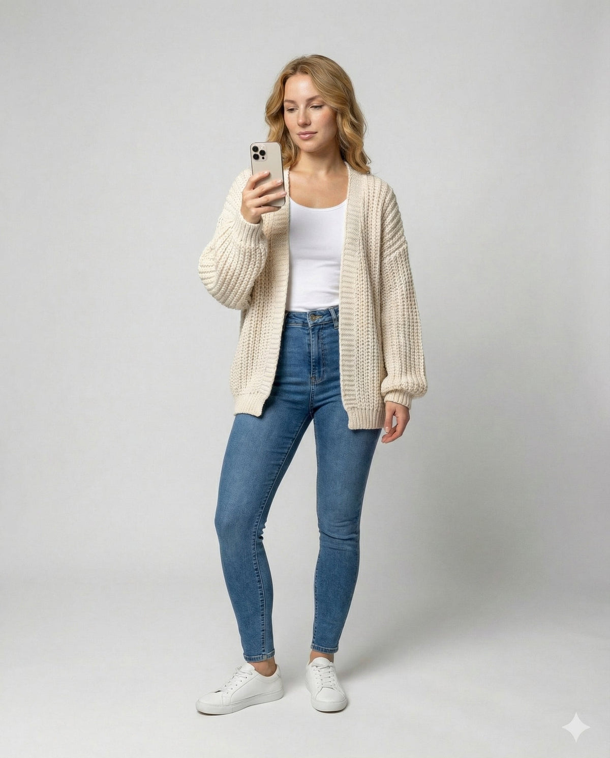 Women's Comfortable Long-Sleeve Cardigan