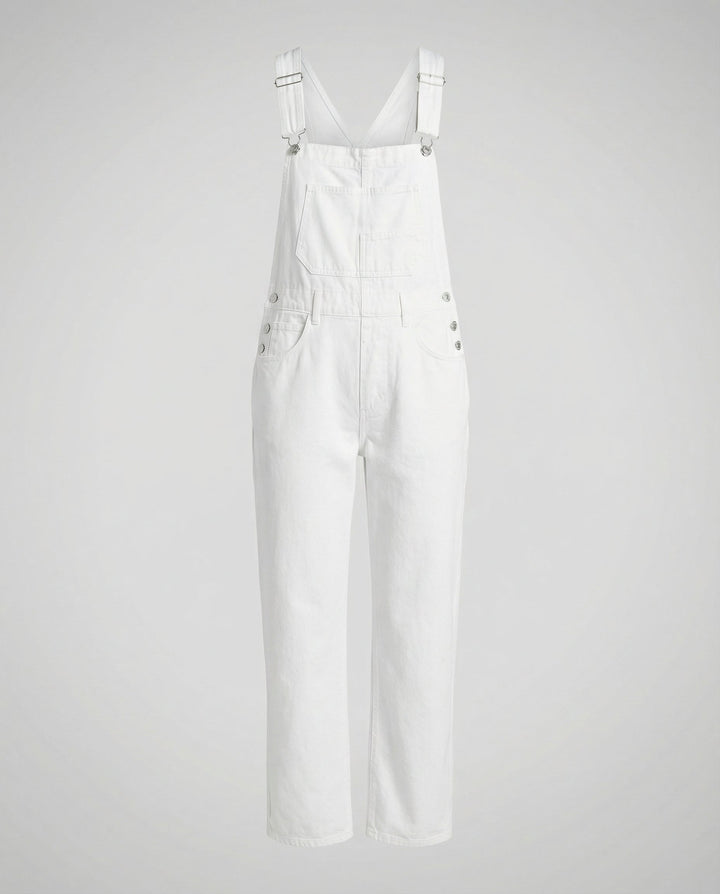 Denim Cross Back Overalls Women