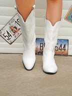 Metallic Western Cowboy Boots