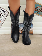 Metallic Western Cowboy Boots