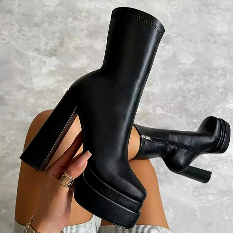 Women's Platform Ankle Boots