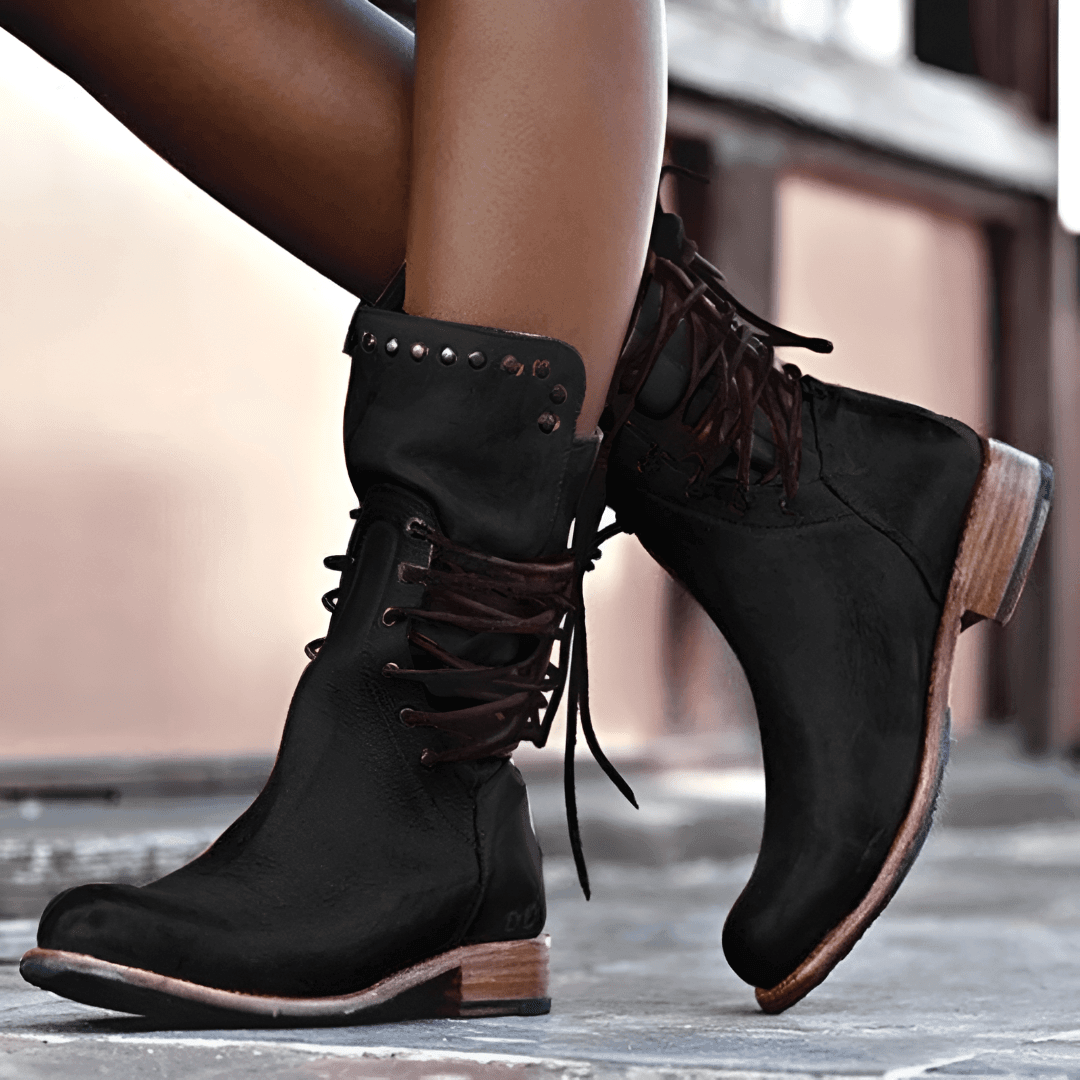 Women's Classic Lace-Up Ankle Boots