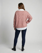 Women's Colorful Off-Shoulder Sweater