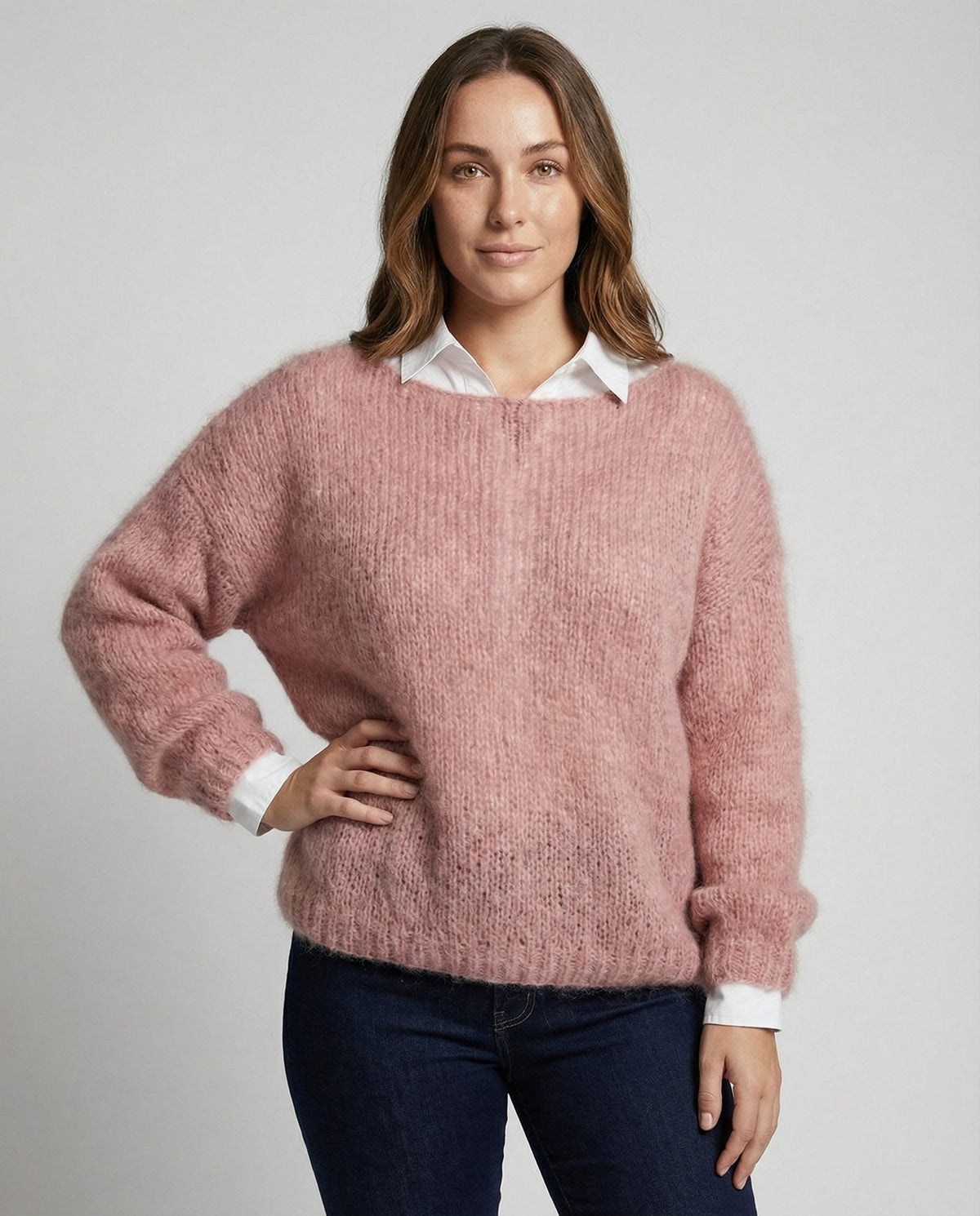 Women's Colorful Off-Shoulder Sweater
