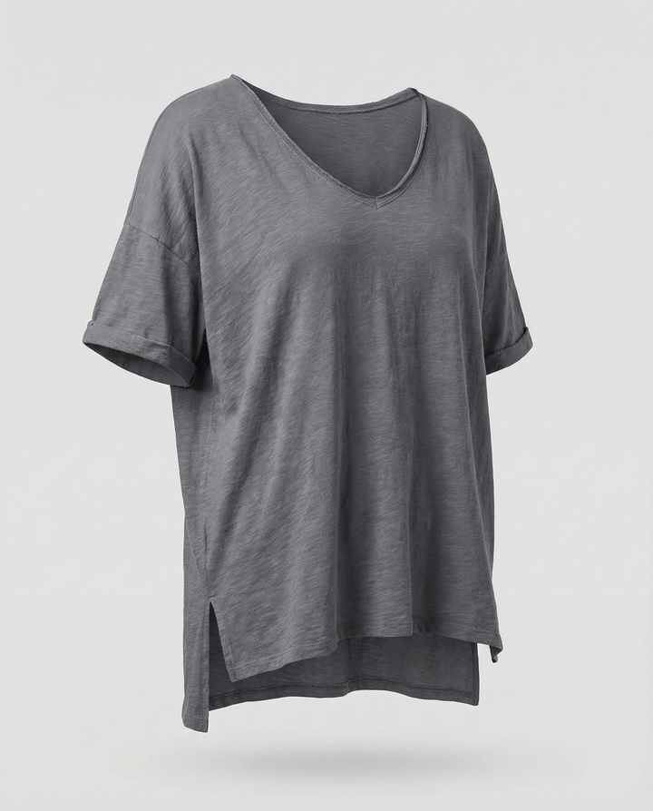 Classic Women Round Neck Shirt