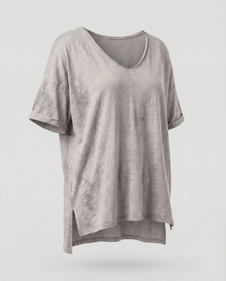 Classic Women Round Neck Shirt