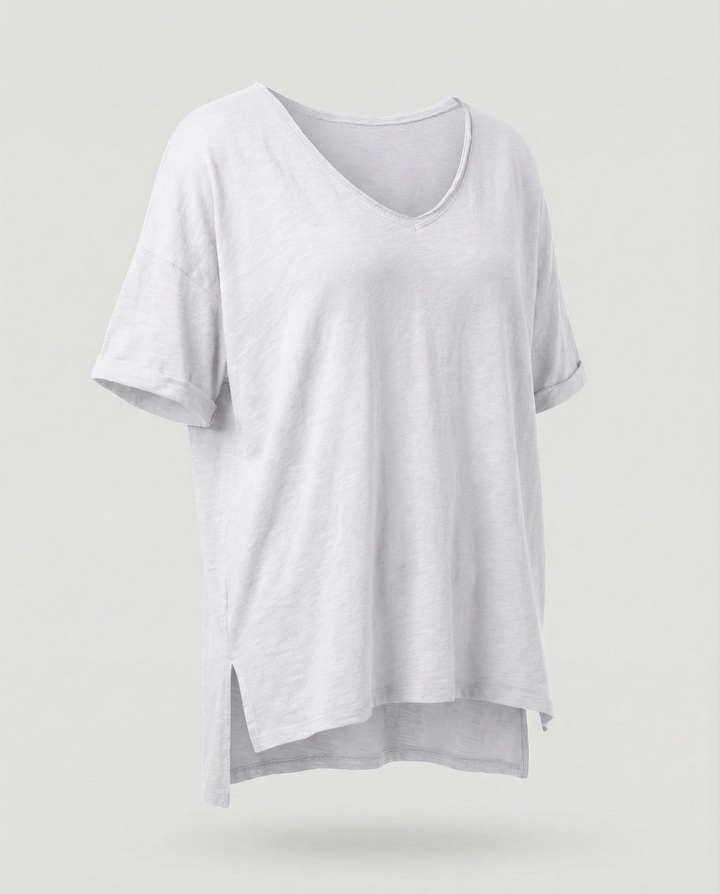 Classic Women Round Neck Shirt