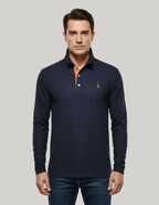 Men's Breathable Cotton Polo Shirt