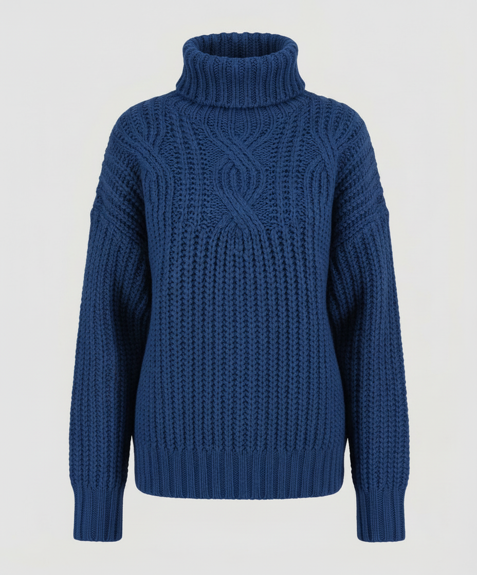 Women's Comfortable Turtleneck Sweater