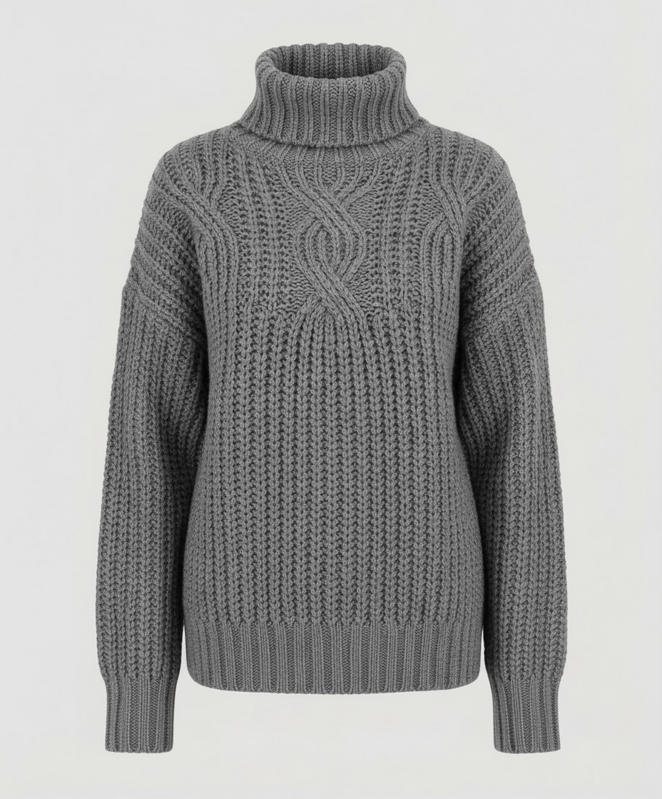 Women's Comfortable Turtleneck Sweater