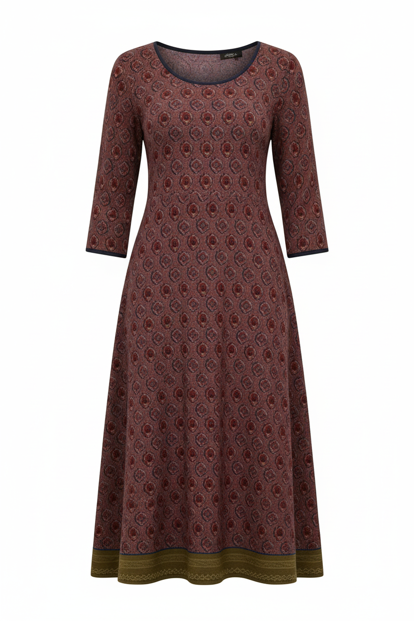 Boho Elegant Midi Dress