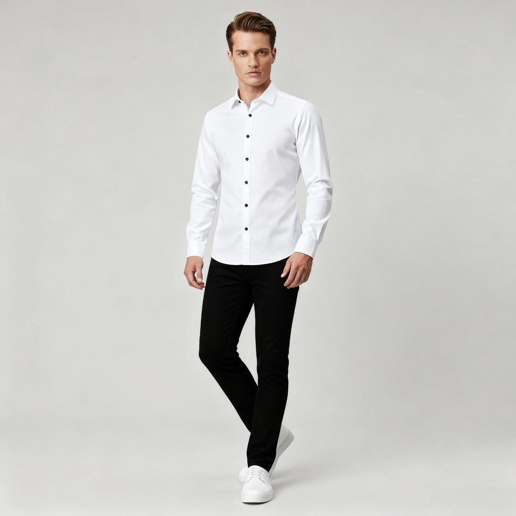 Men's Slim Fit Stretch Shirt