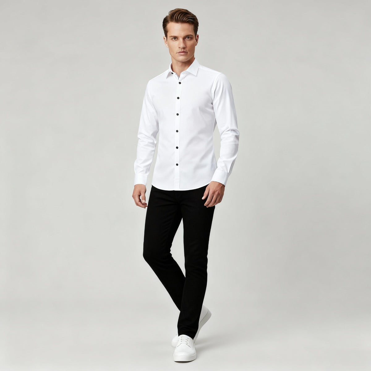 Men's Slim Fit Stretch Shirt