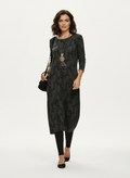 Printed Winter Knit Dress