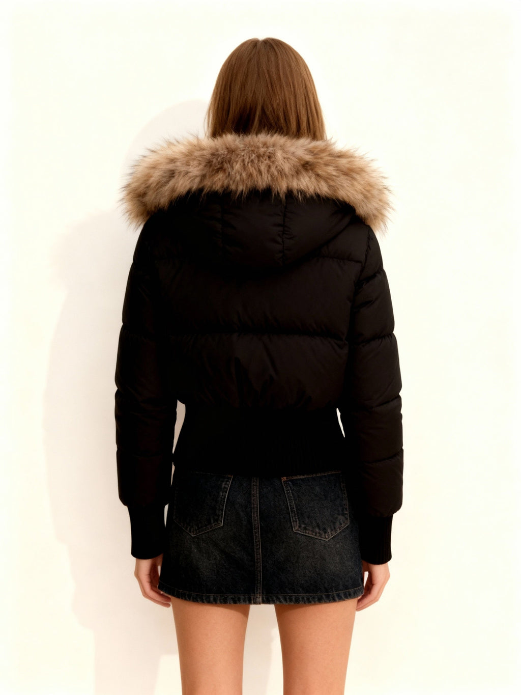Cropped Padded Winter Jacket