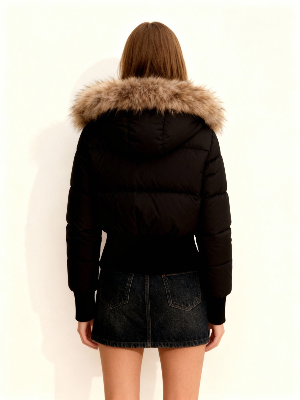 Cropped Padded Winter Jacket