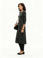 Printed Winter Knit Dress