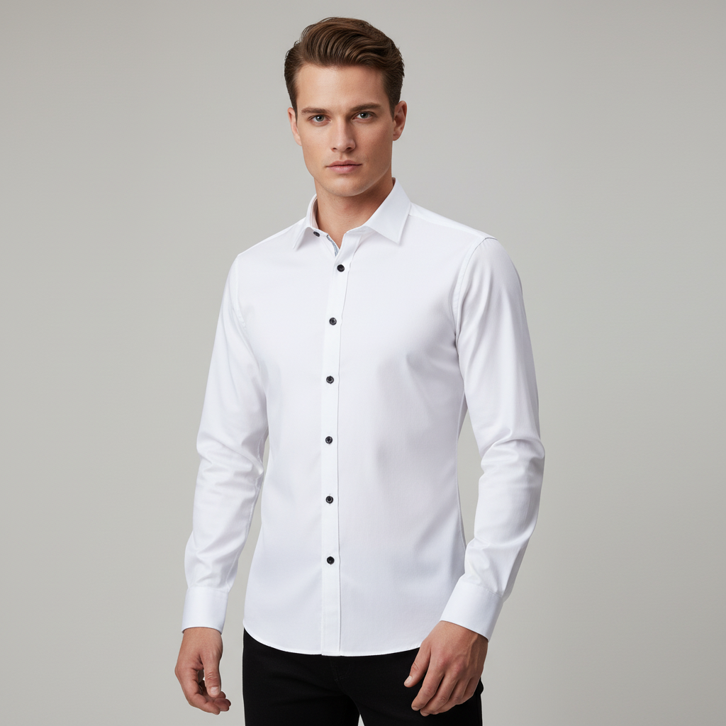 Men's Slim Fit Stretch Shirt
