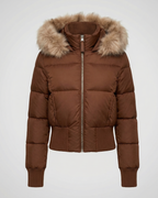 Cropped Lined Winter Jacket
