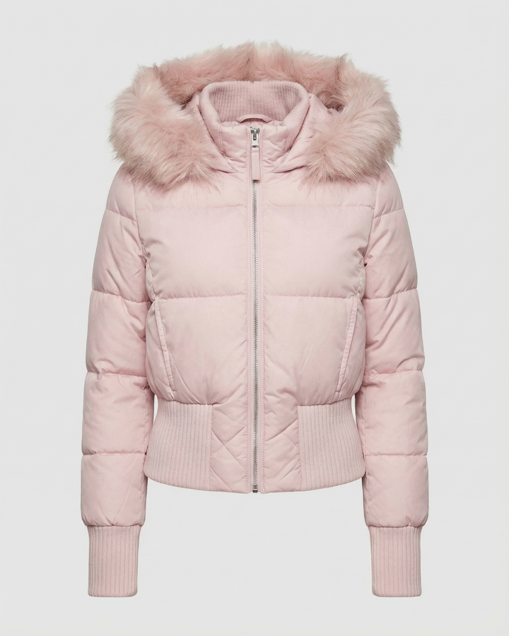 Cropped Padded Winter Jacket