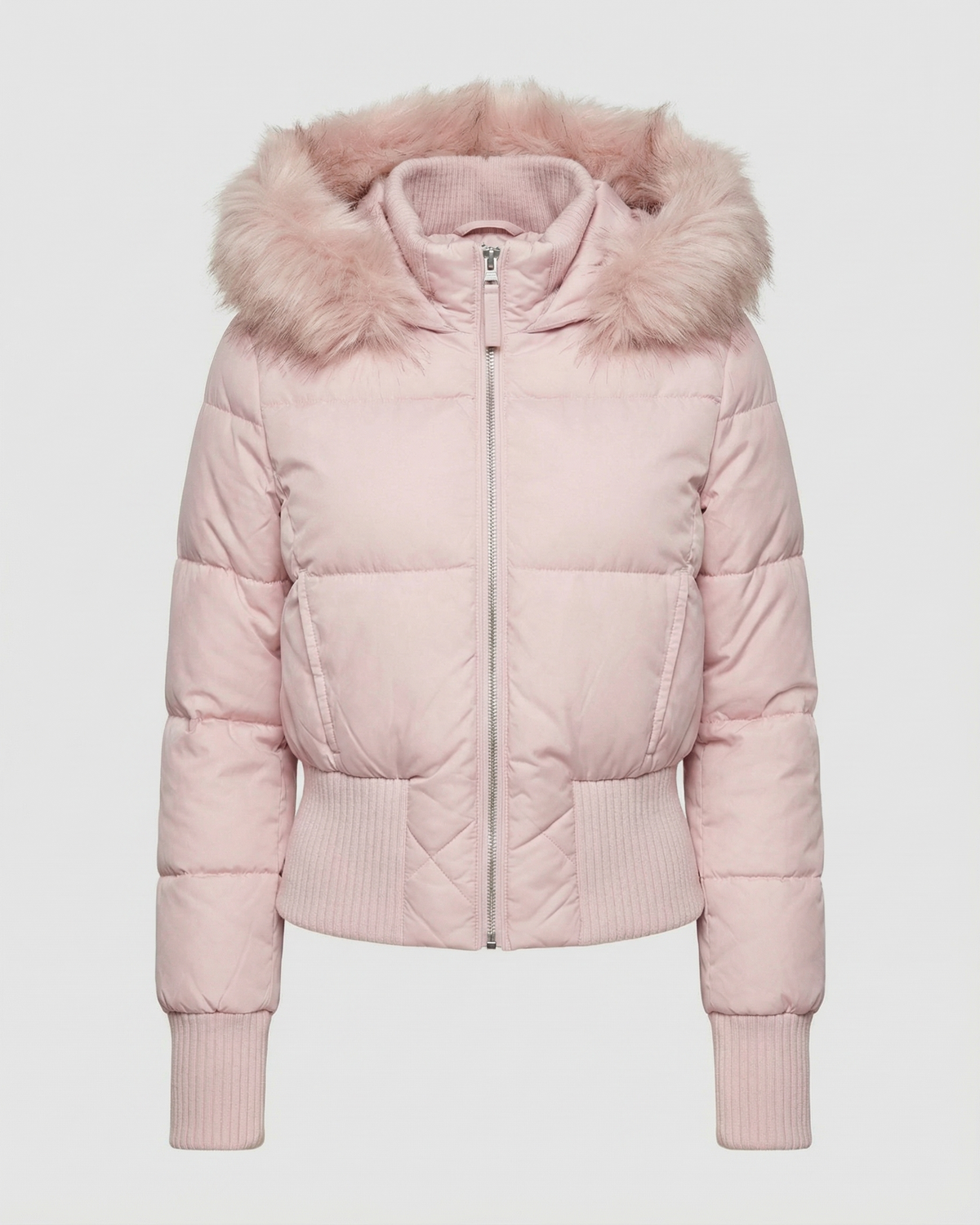 Cropped Lined Winter Jacket
