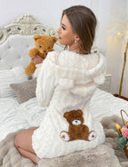 Bear Women's One-Piece Pajamas