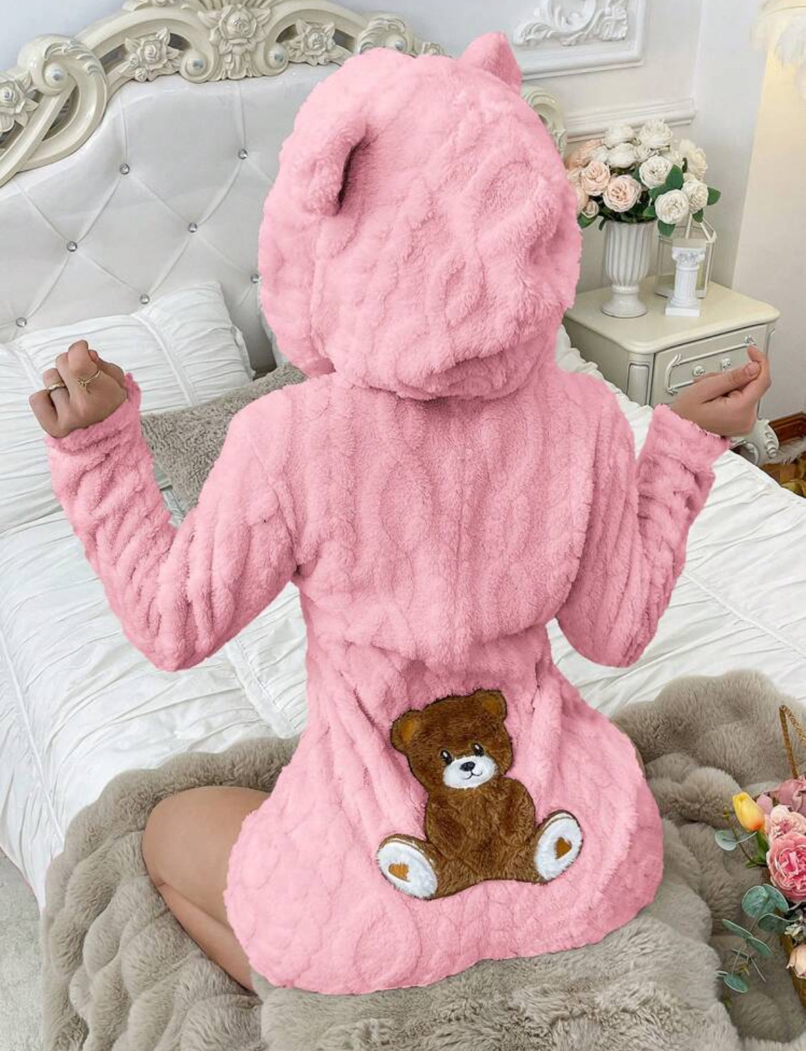 Bear Women's One-Piece Pajamas