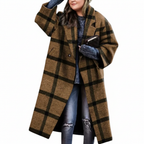 Women's Long Wool Coat | Plus Size