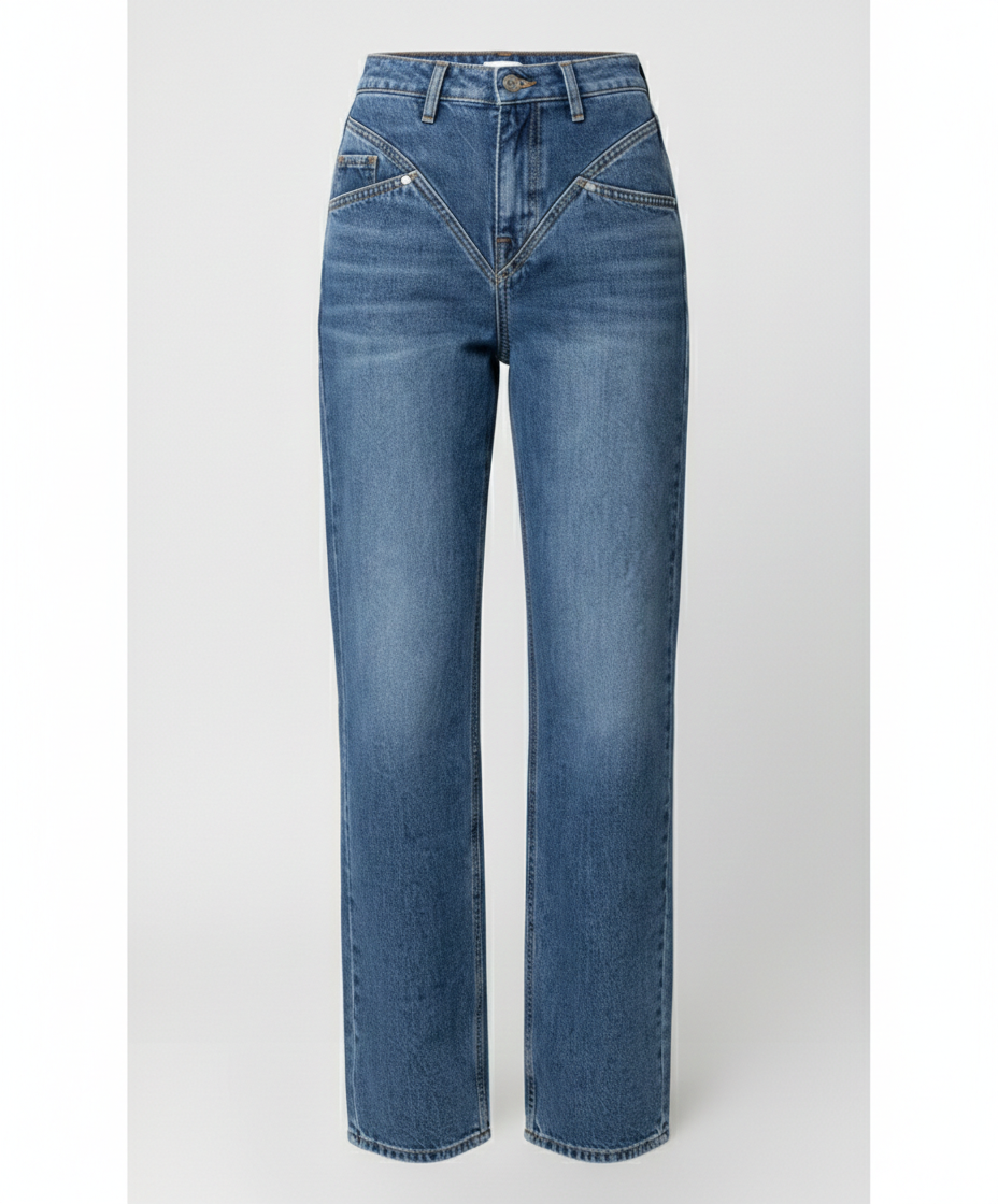 Women's High-Waisted Vintage Jeans