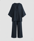 Two-Piece Set with Oversized Blouse