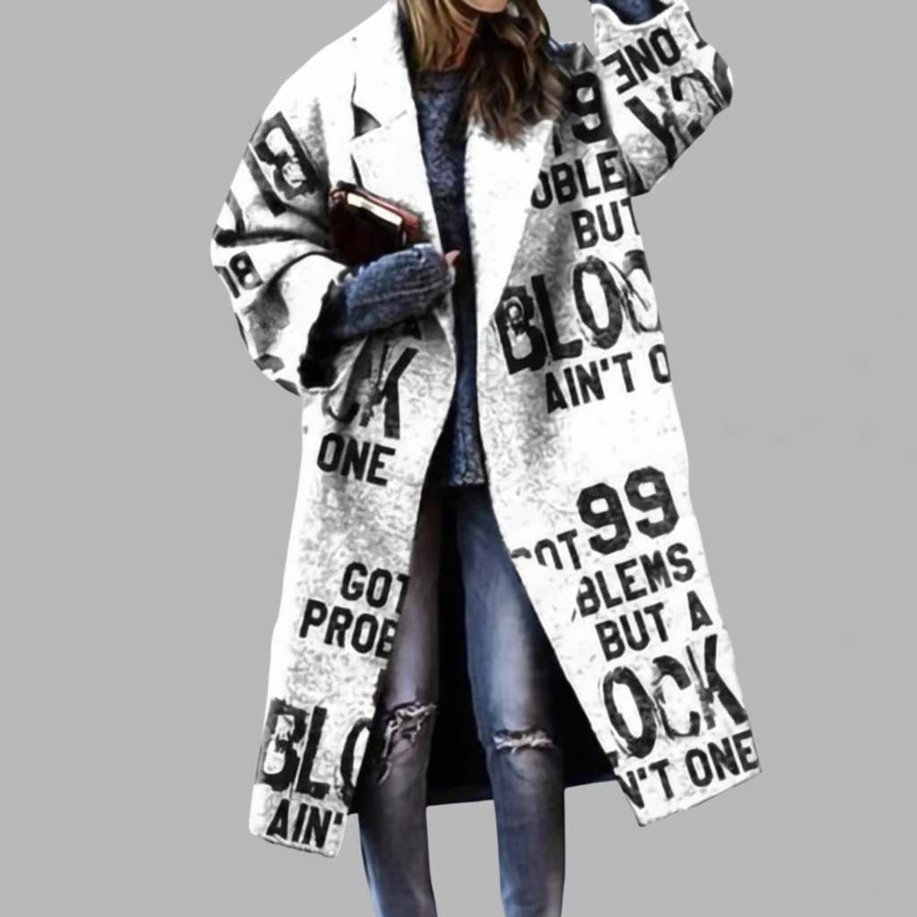 Women's Long Wool Coat | Plus Size