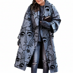 Women's Long Wool Coat | Plus Size