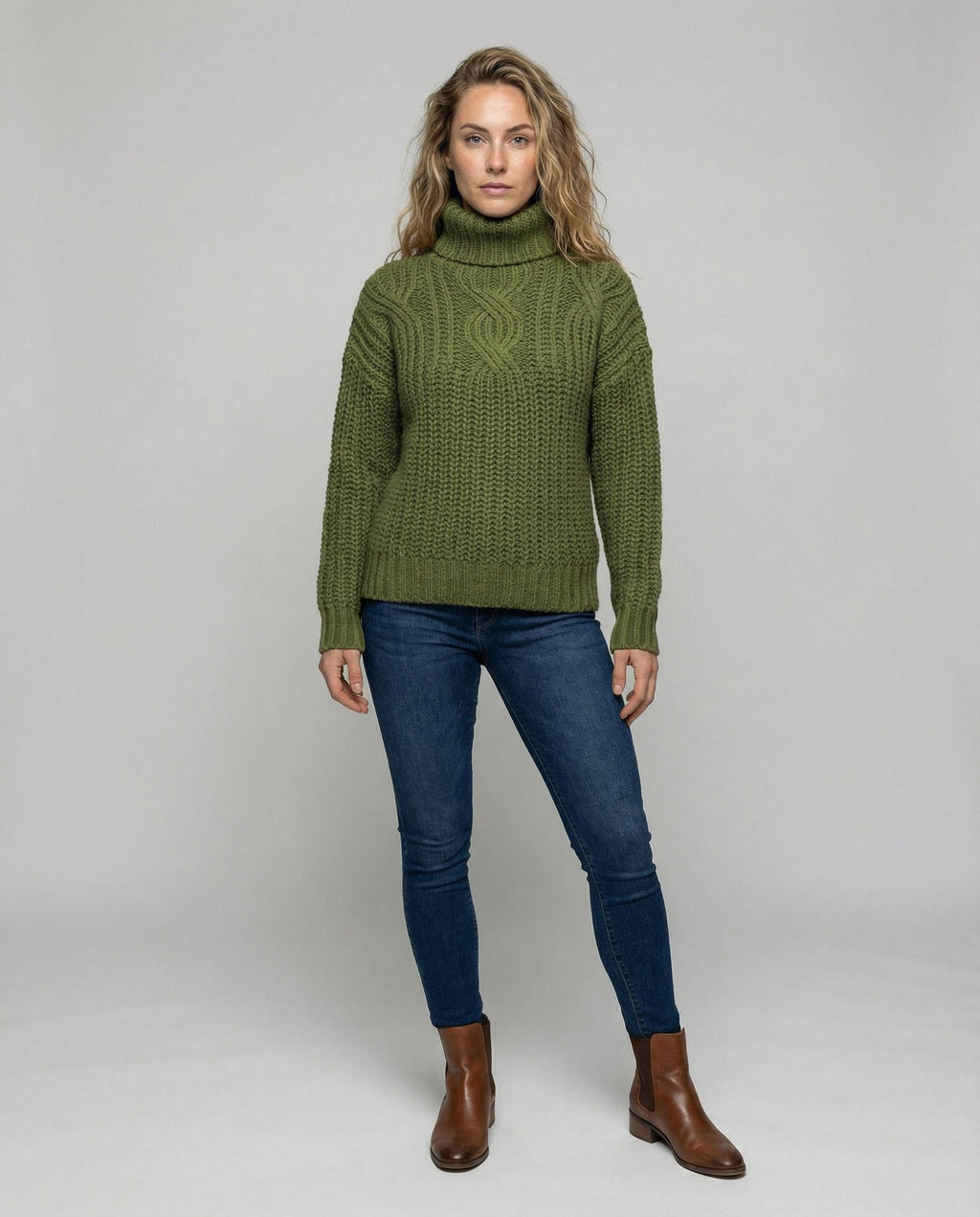 Women's Comfortable Turtleneck Sweater