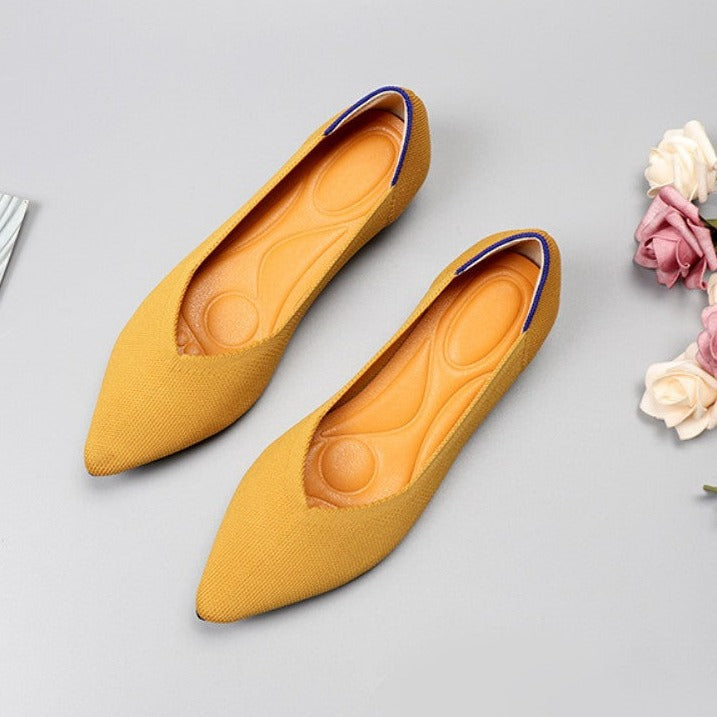 Beige Ballet Flats