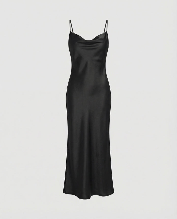 Elegant Satin Dress Women