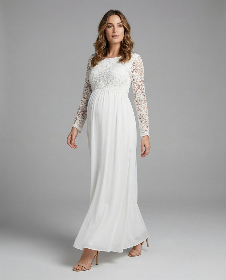 Elegant Maternity Evening Dress