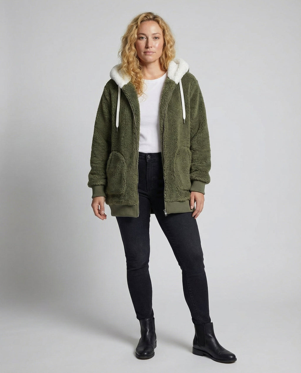 Women's Oversized Teddy Jacket