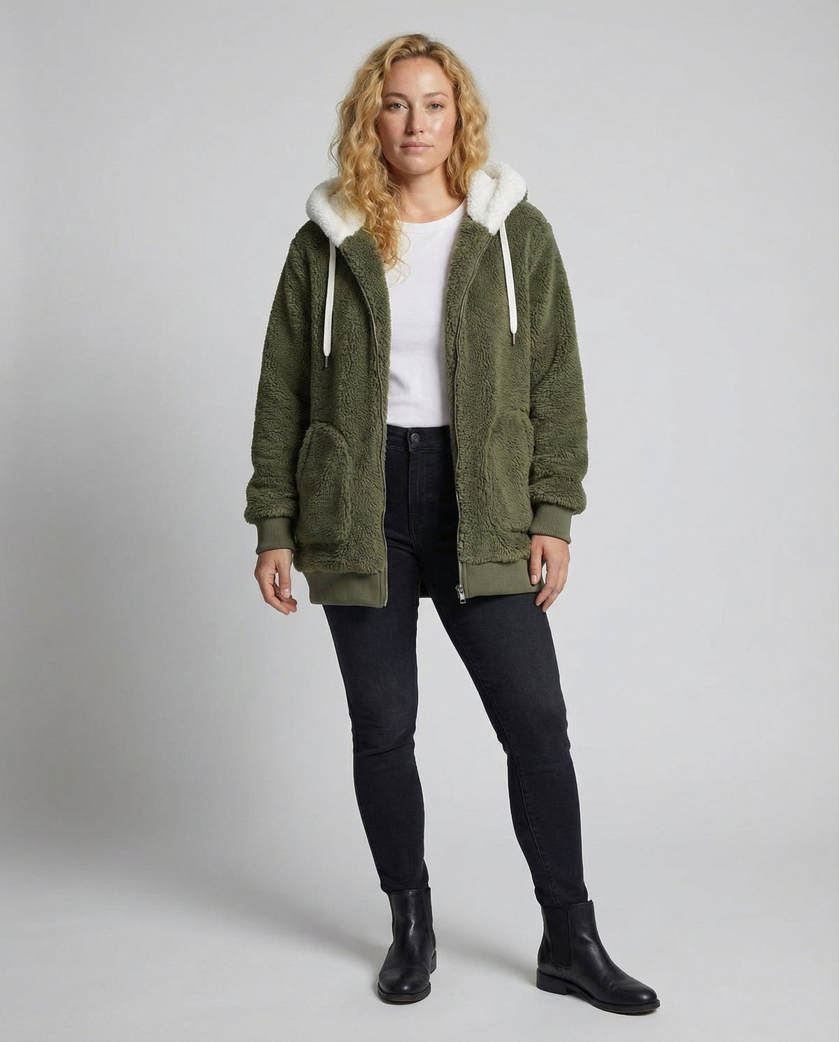 Women's Oversized Teddy Jacket