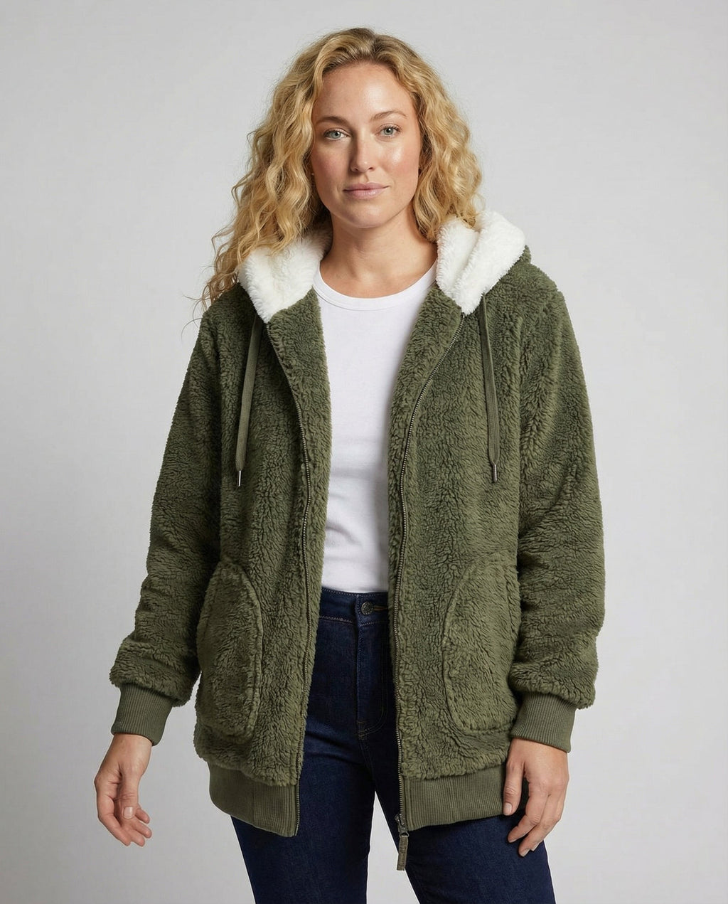 Women's Oversized Teddy Jacket