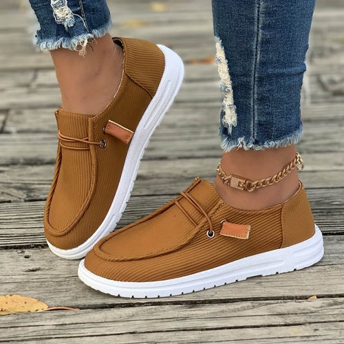 Alice Comfortable Canvas Loafers