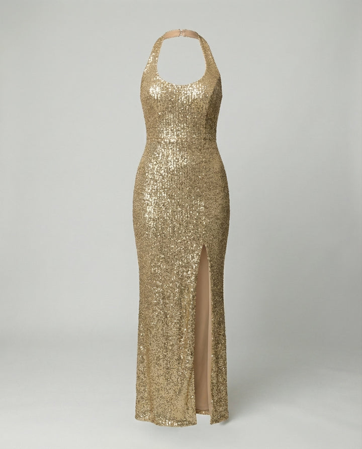 Stylish dress High slit