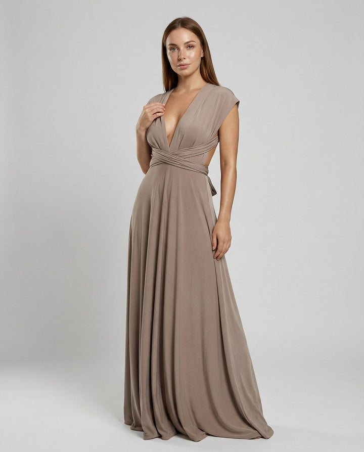 Versatile women's wrap dress